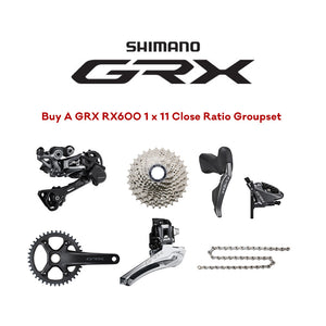 GRX RX600 1 x 11 Close Ratio Groupset